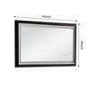 FONTOI Aluminum Frame Wall-Mounted Bathroom Mirror with Anti-Fog and Memory Function, Modern Decorative Accent for Washroom, Brown, 40"*24"*1.5" - 4 of 4