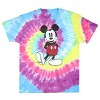 Seven Times Six Disney Men's Mickey Mouse Distressed Tie-Dye Adult Short Sleeve T-Shirt multi-colored - 2 of 4