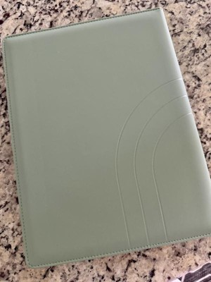 Altitude Padfolio Debossed Arch Dark Sage : Target