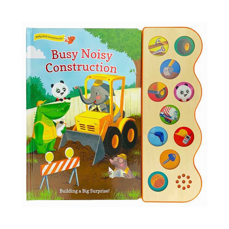 Busy Noisy Construction - by  Carmen Crowe (Board Book), 1 of 2
