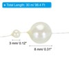 Unique Bargains DIY Craft Wedding Party Decorative Faux Pearl Bead Garland - 2 of 4