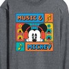 Men's - Disney - Music And Mickey Long Sleeve Graphic T-Shirt - 2 of 4