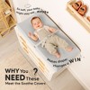 KeaBabies 2pk Soothe Changing Pad Covers for Girl, Boy, Organic Soft Cotton Contoured Diaper Changing Table Pad Covers - 2 of 4