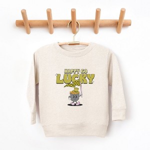 The Juniper Shop Happy Go Lucky Pot Of Gold Youth Ultra-Soft Graphic Sweatshirt - 1 of 3