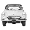 1950 Oldsmobile Rocket 88 Coupe Marol Gray with Black Top 1/87 (HO) Scale Diecast Model Car by Oxford Diecast - 3 of 4