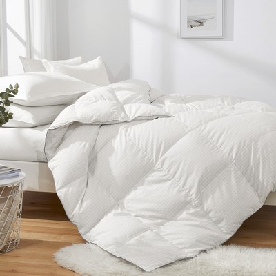 Puredown All Season White Down Comforter 600 Fill Power with Baffled Box Construction