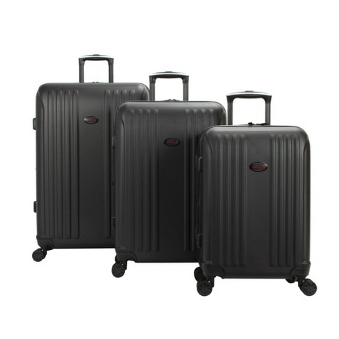 Ful Impulse Ombre Hardside Spinner Luggage, 3pc set, Pink