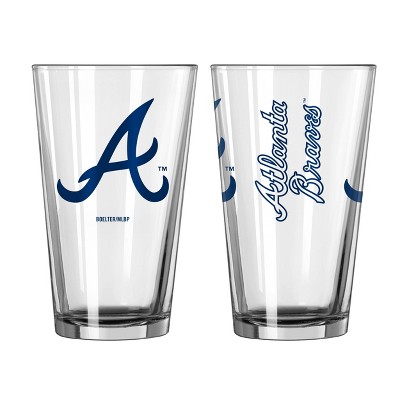 MLB Atlanta Braves Gameday Pint Glass - 16oz