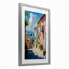 Stupell Industries Colorful Coastal Town Framed Print Under Glass Art - 2 of 4