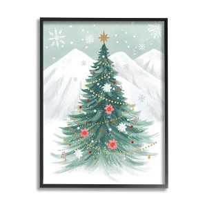 Stupell Industries Subtle Christmas Tree in Snow, 24'' x 30'' - 1 of 4