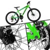 Infurnic Bicycles Mountain Bike Bicycle for Adults, Aluminium Frame Bike 21-Speed with Disc Brake, Green, 66*24.4*36 - 3 of 4