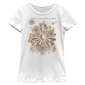 Girl's Lost Gods Protect Your Peace of Mind T-Shirt - 1 of 4