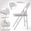 Whizmax Folding Chairs Set of 4, Foldable Chairs with Metal Frame Hold Up to 350 Pounds for Dining Room, Living Room, Office, Camping - 3 of 4