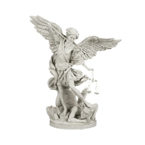 Design Toscano St. Michael The Archangel Statue Collection - Off-white ...