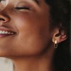 Ross-Simons Italian 10kt Yellow Gold Paper Clip Link Hoop Drop Earrings - 2 of 3