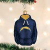 Old World Christmas Blown Glass Ornament for Christmas Tree, Los Angeles Chargers Hoodie - 2 of 3