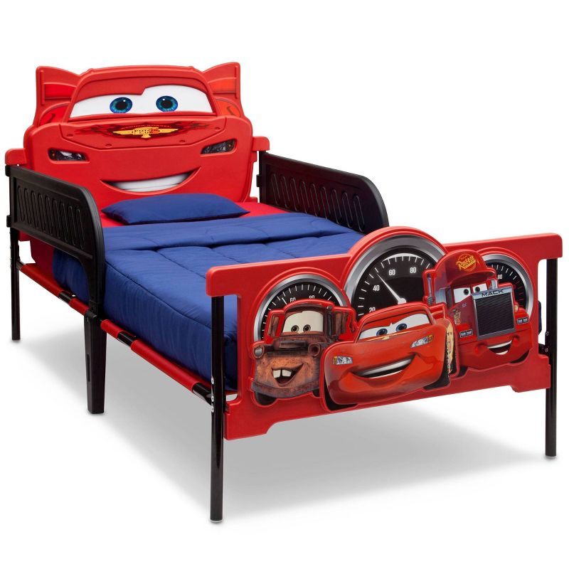 Twin Disney Pixar Cars Plastic 3D Kids&#39; Bed - Delta Children, 1 of 9