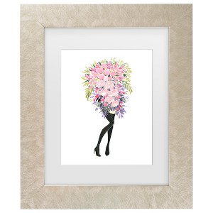 Trademark Fine Art - Rosana Laiz Blursbyai Miss bouquet II Matted Framed Art - 1 of 4