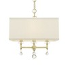 Crystorama Lighting Paxton 4 - Light Chandelier in  Aged Brass - 4 of 4