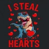 Rerun Island Men's I Steal Hearts Short Sleeve Graphic Cotton T-Shirt - 2 of 3
