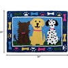 Jellybean Puppy Gang Accent Doormat – 20"x30" Dog-Themed Indoor/Outdoor Doormat for Pet Lovers Homes and Entryways - 2 of 3