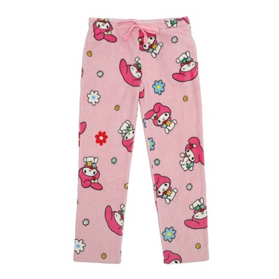 Hello Kitty Red Plush Women's Pajama Pant : Target