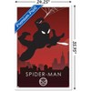 Trends International Marvel Heroic Silhouette - Spider-Man Framed Wall Poster Prints - 3 of 4