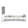 New Classic Furniture, Tamarack Contemporary Solid Wood 5/0 Q Bed in White - 4 of 4