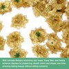 Unique Bargains Silk Rose Artificial Flower Heads Bouquet Decor - 2 of 4
