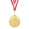 Unique Bargains Table Tennis Zinc Alloy Corrosion-Resistant Detachable Neck Strap Award Medals Gold 2 Pcs - 3 of 4