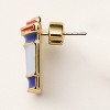 Mixed Novelty Stud Earrings 3pk - kate spade new york x Target Green/Blue/White - 2 of 4