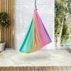 Sensory Swing for Kids & Adults, Double Layer Therapy Hammock with 360° Swivel Hanger for Autism, ADHD. Holds 300lbs.(59x55 in) - 4 of 4