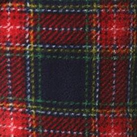navy & red plaid