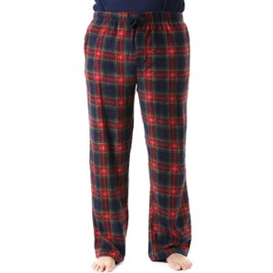 #followme Men's Microfleece Pajamas - Plaid Pajama Pants for Men - Lounge & Sleep PJ Bottoms - 1 of 3