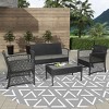 WestinTrends  4-Piece Outdoor Patio Conversation Set - 2 of 4