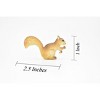 Collectible Wildlife Gifts | Squirrel, Tree, Ground, Very Realistic Rubber Reproduction, Hand Painted Figurines     2.5"      CH139 B244 - 3 of 4