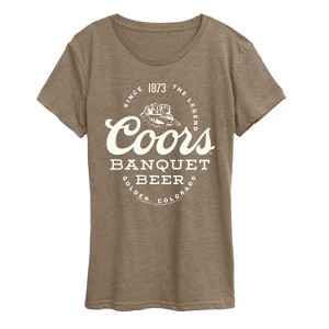 Women's - Coors - Banquet Beer Short Sleeve Graphic T-Shirt - 1 of 3