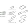 Plantoys| Rubber Road & Rail Expansion Tracks - Set A - 2 of 2