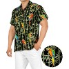 HAPPY BAY Men's Hawaiian Shirts Short Sleeve Button Down Shirt Mens Tropical Shirts Casual Holiday Summer Party Shirts for Men Funny - 2 of 4