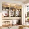 Aheaplus Wall-Mounted Closet Organizer with Magnetic Pegboard, Closet System with Drawer and Vanity Storage shelves - 3 of 4