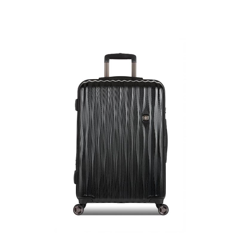  SWISSGEAR Energie Hardside Medium Checked Spinner Suitcase, 1 of 13