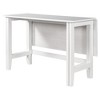 NicBex Dining Table Kitchen Table Farmhouse Wood Extendable Dining Table with Drop Leaf for Dining Room, White - 4 of 4