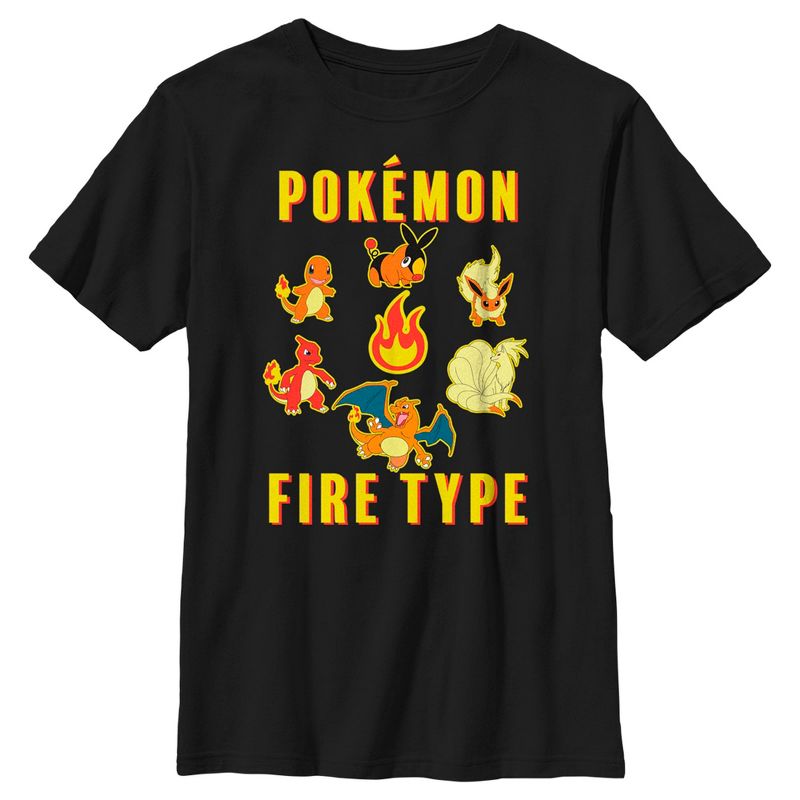 Boy's Pokemon Generations Fire Type T-Shirt, 1 of 6