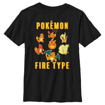 Boy's Pokemon Generations Fire Type T-Shirt