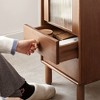 Okak Modern Wooden Free-Standing Bookshelf Multifunctional Bookcase, Storage Organizer Display Stand for Living Room,Bedroom - 4 of 4