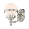 Livex Lighting Oldwick 1 - Light Wall Light in  Brushed Nickel - 3 of 4