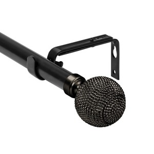 Urbanest 1-inch Diameter Giato Adjustable Single Drapery Curtain Rod - 1 of 4