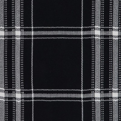 Black and White Cotton Plaid Table Napkins Set of 4