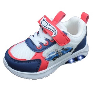 Hot Wheels Toddler Boys' Light-Up Sneakers - 1 of 4