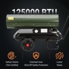 125,000 BTU Forced Air Diesel Heater & Kerosene Heater, Torpedo Space Heater, Portable for Outside, Jobsite - 4 of 4